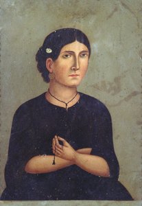 Muotokuva, 1800-luvun puoliväli (öljy tinalle)